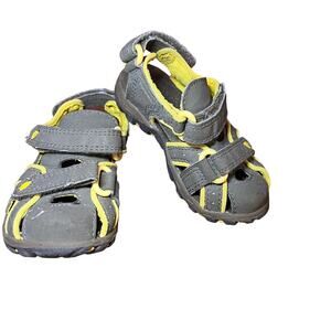 MERRELL Performance Infant Brown leather walking sandal sz 6